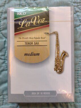 Rico LaVoz Tenor Sax Medium Reeds 10 Pack
